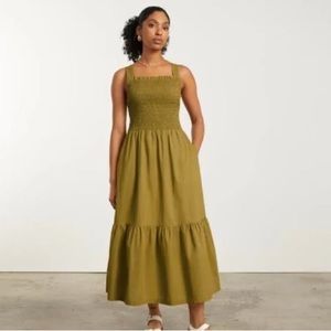 Everlane smock midi dress